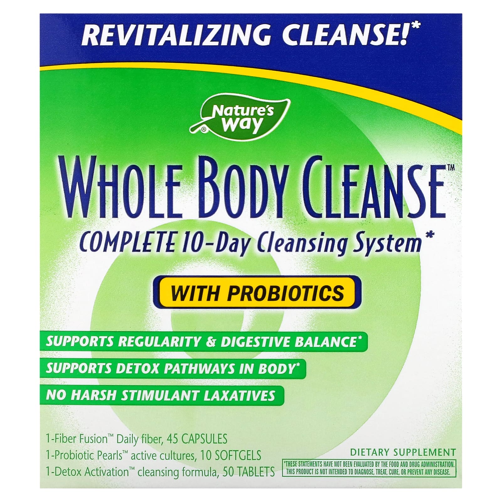 Nature’s Way, Whole Body Cleansing System, 3 Part Program See Box for Details UPC 763948084500 | HiLife Vitamins