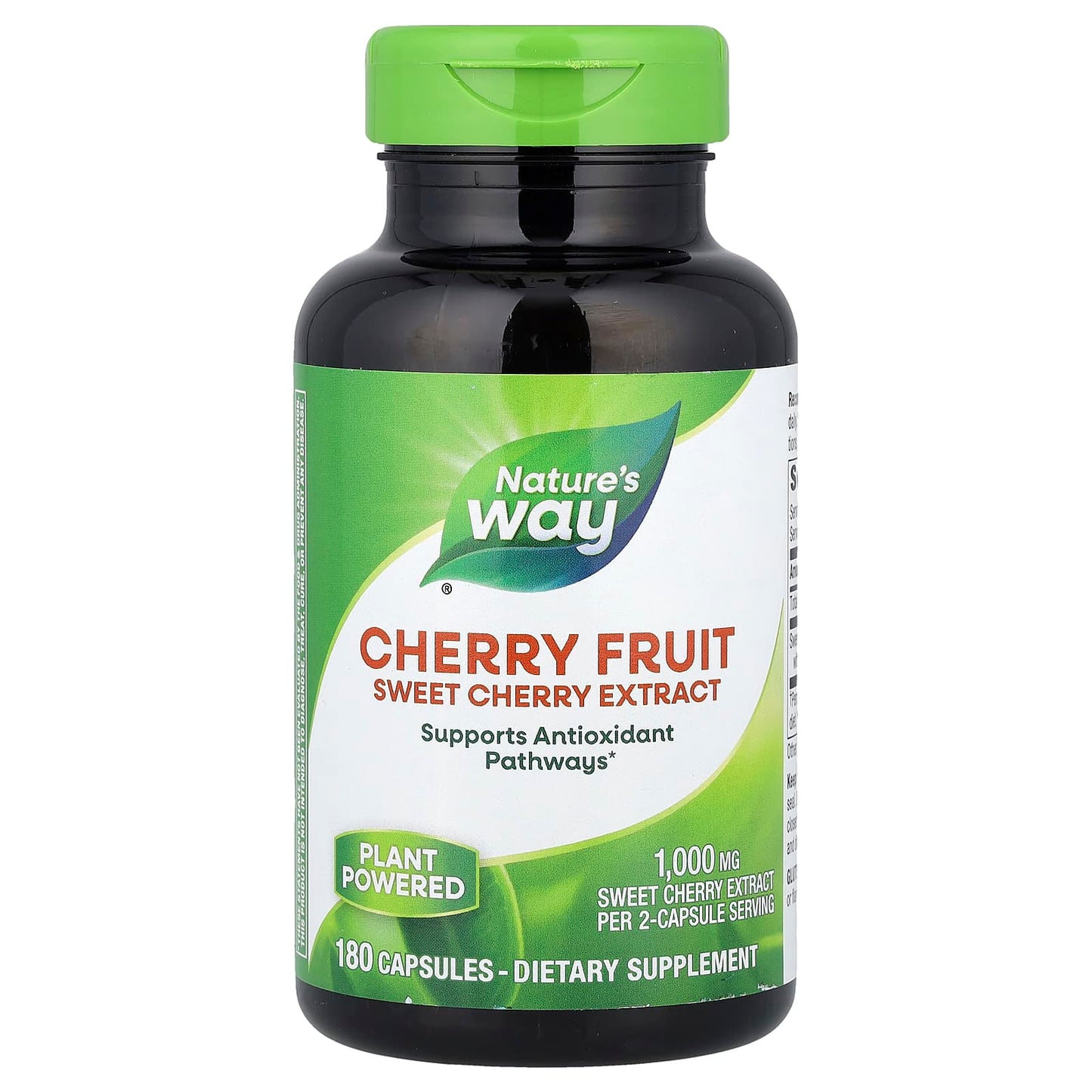 Nature’s Way, Cherry Ext, 180 Capsules UPC 763948085408 | Hilife Vitamins