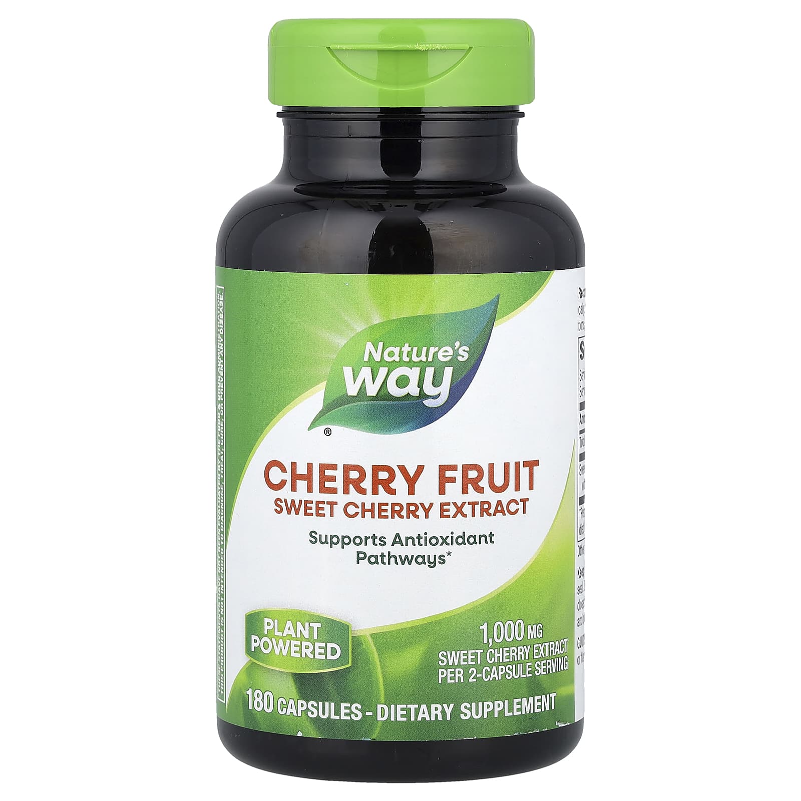Nature’s Way, Cherry Ext, 180 Capsules UPC 763948085408 | Hilife Vitamins