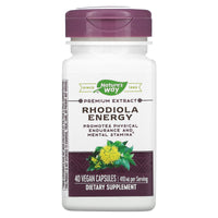 Nature’s Way, Rhodiola, 40 Vegan Capsules UPC 763948089345 | HiLife Vitamins