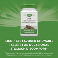 Nature’s Way, Dgl Chew, 100 Tablets UPC 763948090013 | Hilife Vitamins