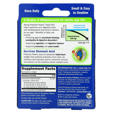 Nature’s Way, pearls adult 50+, 30 Softgels UPC 763948105106 | Hilife Vitamins