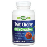 Nature’s Way, Tart Cherry Ultra, 90 Chewable Tablets UPC 763948158317 | Hilife Vitamins