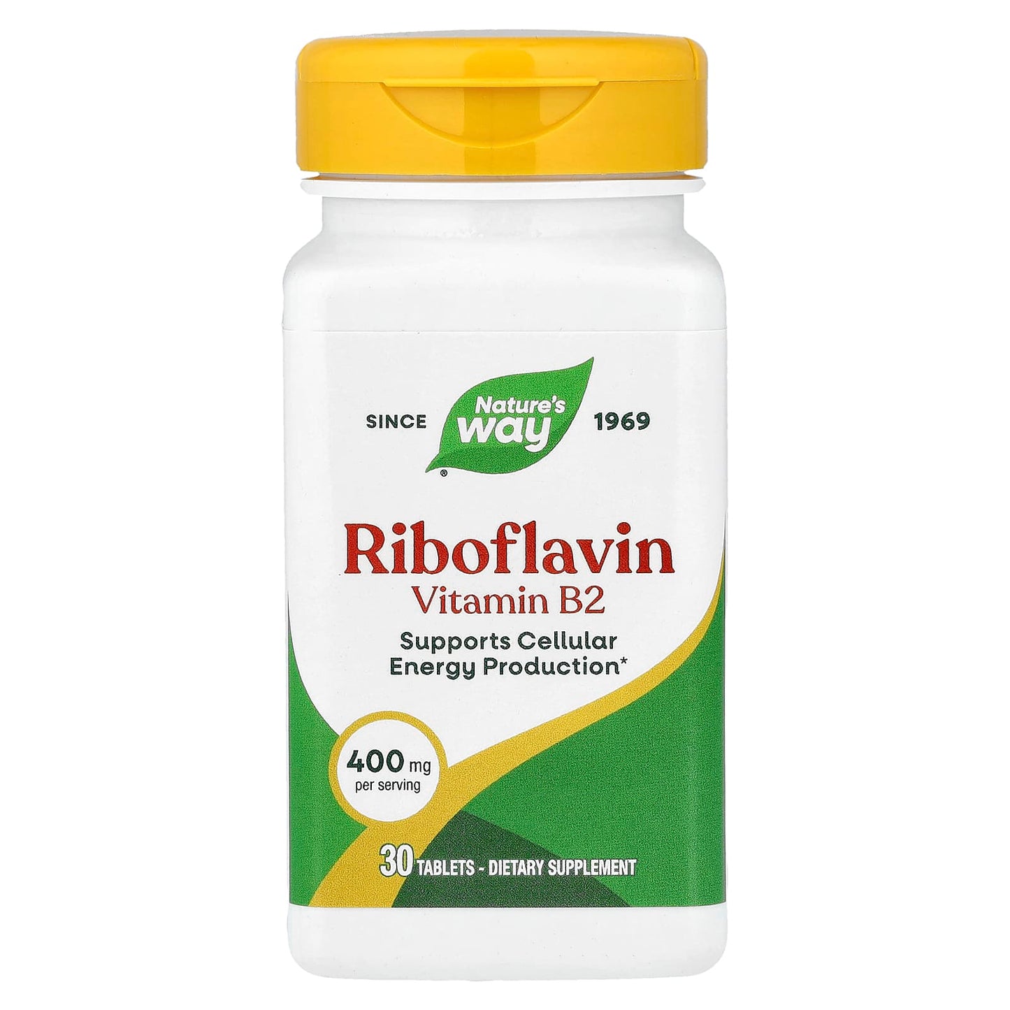 Nature’s Way, Riboflavin Vitamin B2, 400 mg, 30 Tablets UPC 763948168439 | Hilife Vitamins