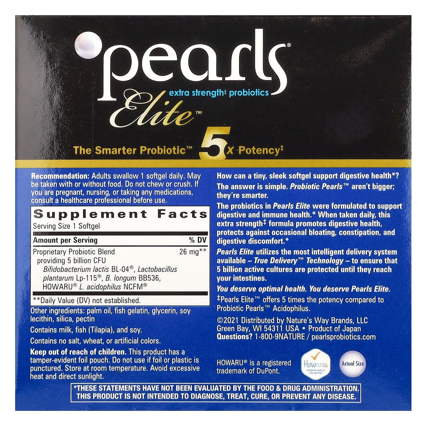 Nature’s Way, Pearls Elite, 30 Capsules UPC 763948564354 | Hilife Vitamins