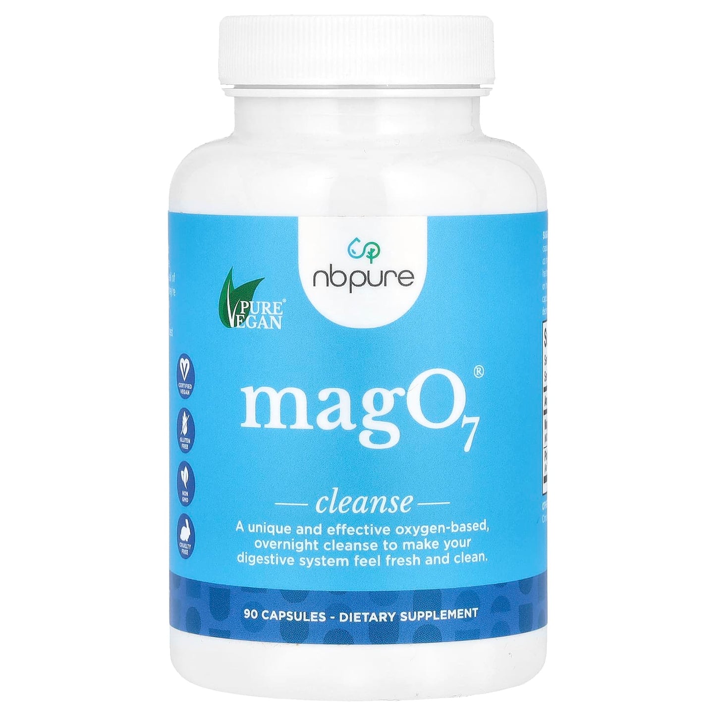 NB Pure, MagO7®, Cleanse, 90 Capsules UPC 013886030191 | Hilife Vitamins
