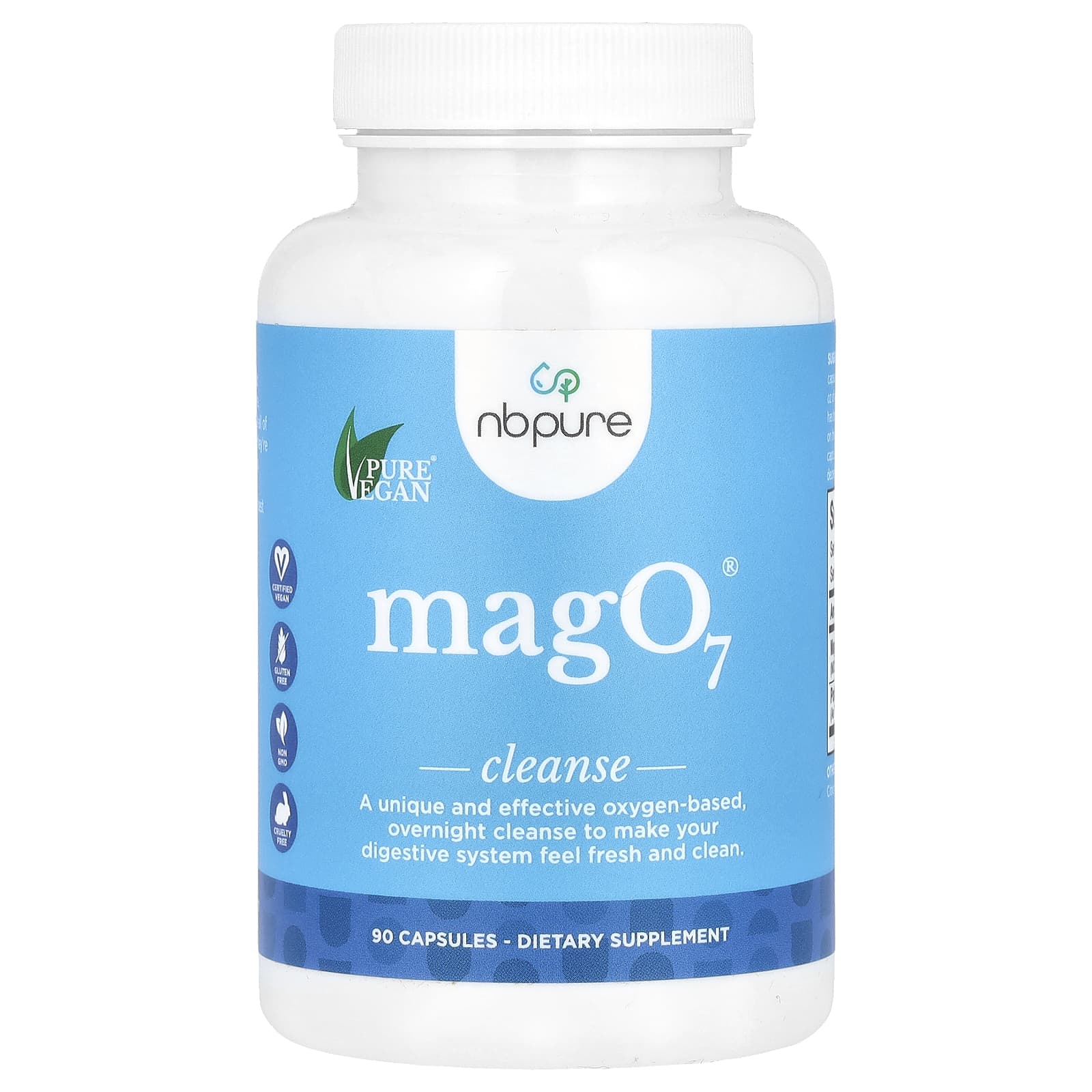 NB Pure, MagO7®, Cleanse, 90 Capsules UPC 013886030191 | Hilife Vitamins