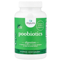 NB Pure, Poobiotics, 60 Capsules UPC 013886030382 | Hilife Vitamins