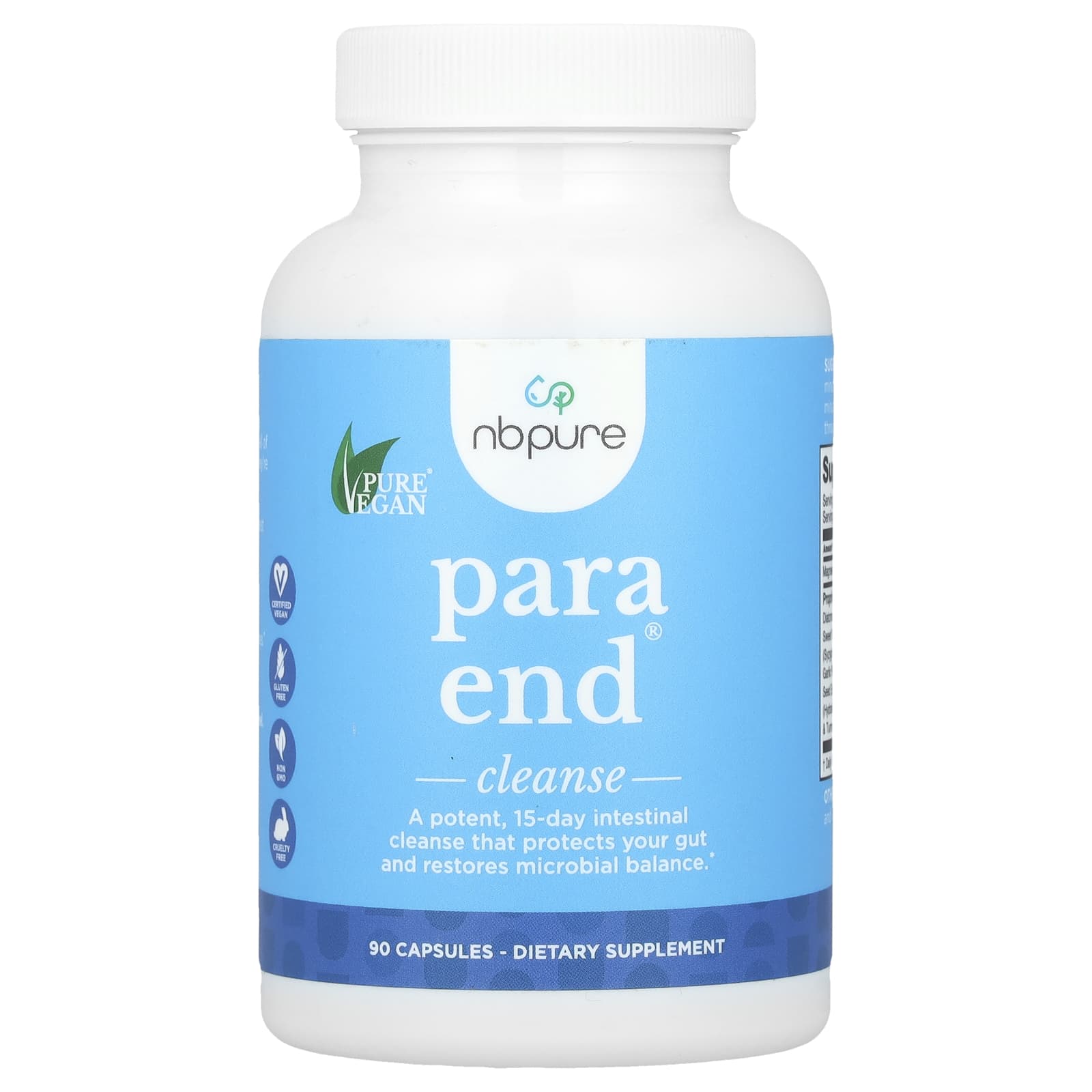 NB Pure, Para End®, Cleanse, 90 Capsules UPC 013886506245 | Hilife Vitamins