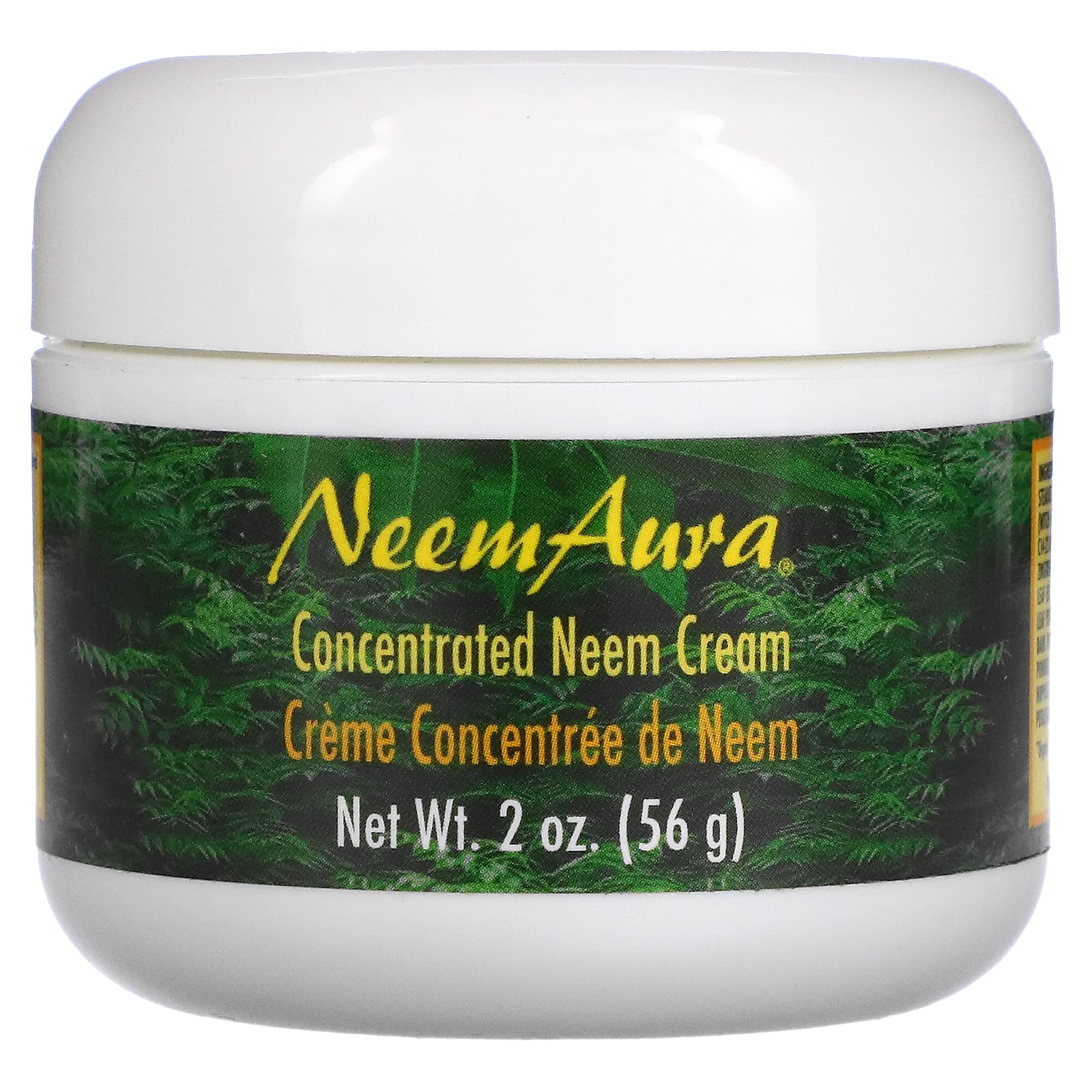Neemaura, Neem Cream with Aloe Vera (Therapeutic), 2 Oz UPC 786648012017 | Hilife Vitamins