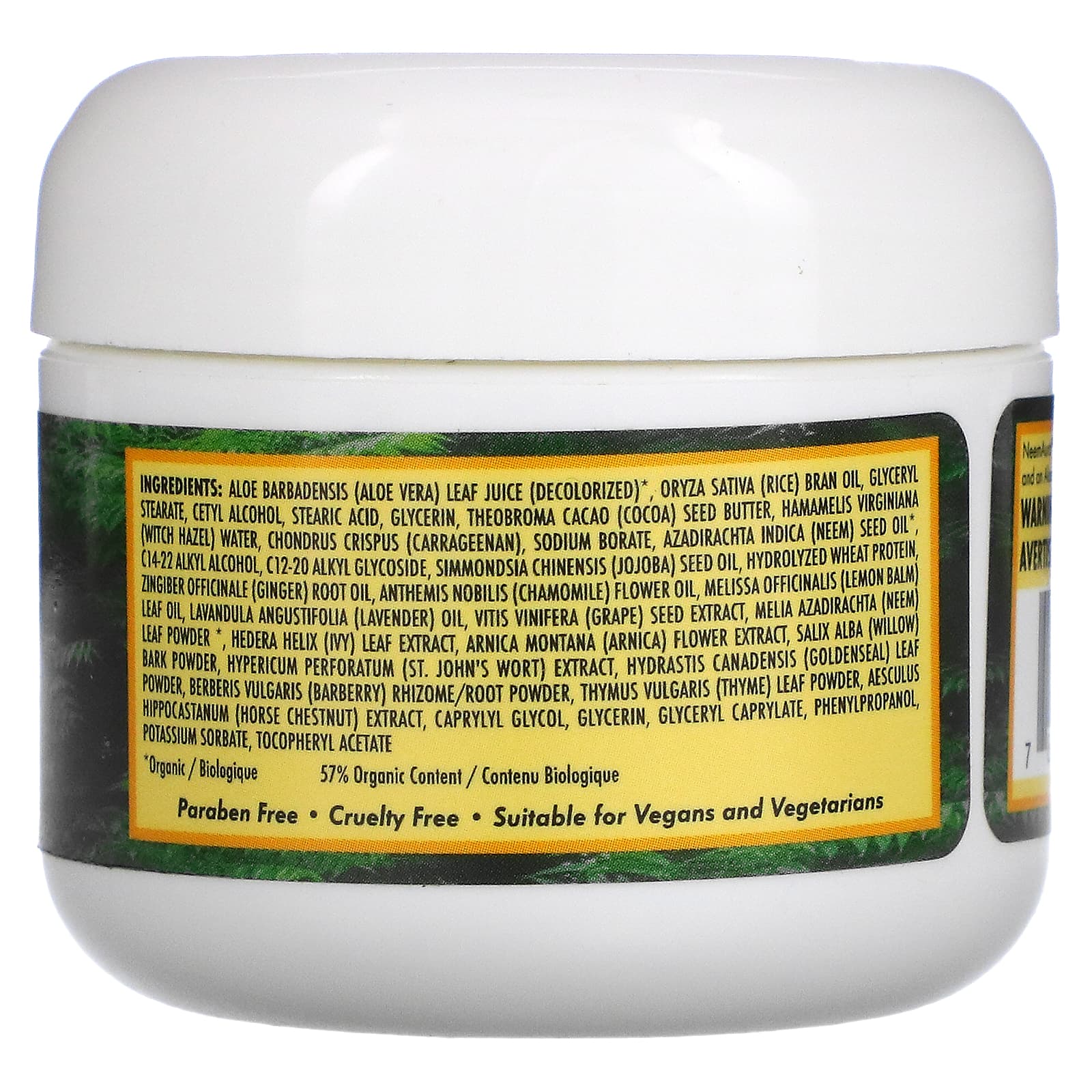 Neemaura, Neem Cream with Aloe Vera (Therapeutic), 2 Oz UPC 786648012017 | Hilife Vitamins