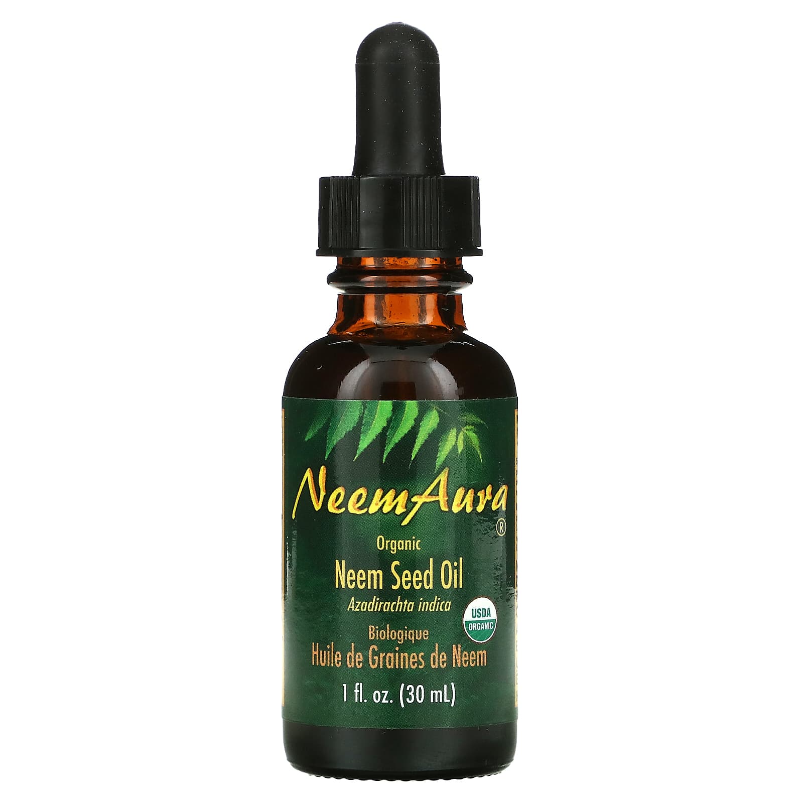 Neemaura, Neem Seed Topical Oil, 1 Oz UPC 786648080016 | Hilife Vitamins