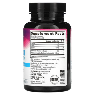 Neocell Laboratories, Joint Complex, 120 Capsules UPC 016185096578 | HiLife Vitamins