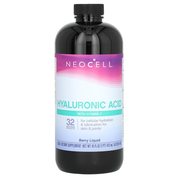 Neocell Laboratories, Hyaluronic Acid Blueberry Liquid, 16 Oz - 016185096653 | Hilife Vitamins