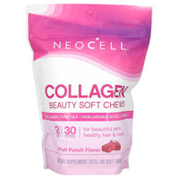 Neocell Laboratories, Collagen Beauty Soft Chews, Fruit Punch, 2 g, 60 Soft Chews UPC 016185129399 | HiLife Vitamins