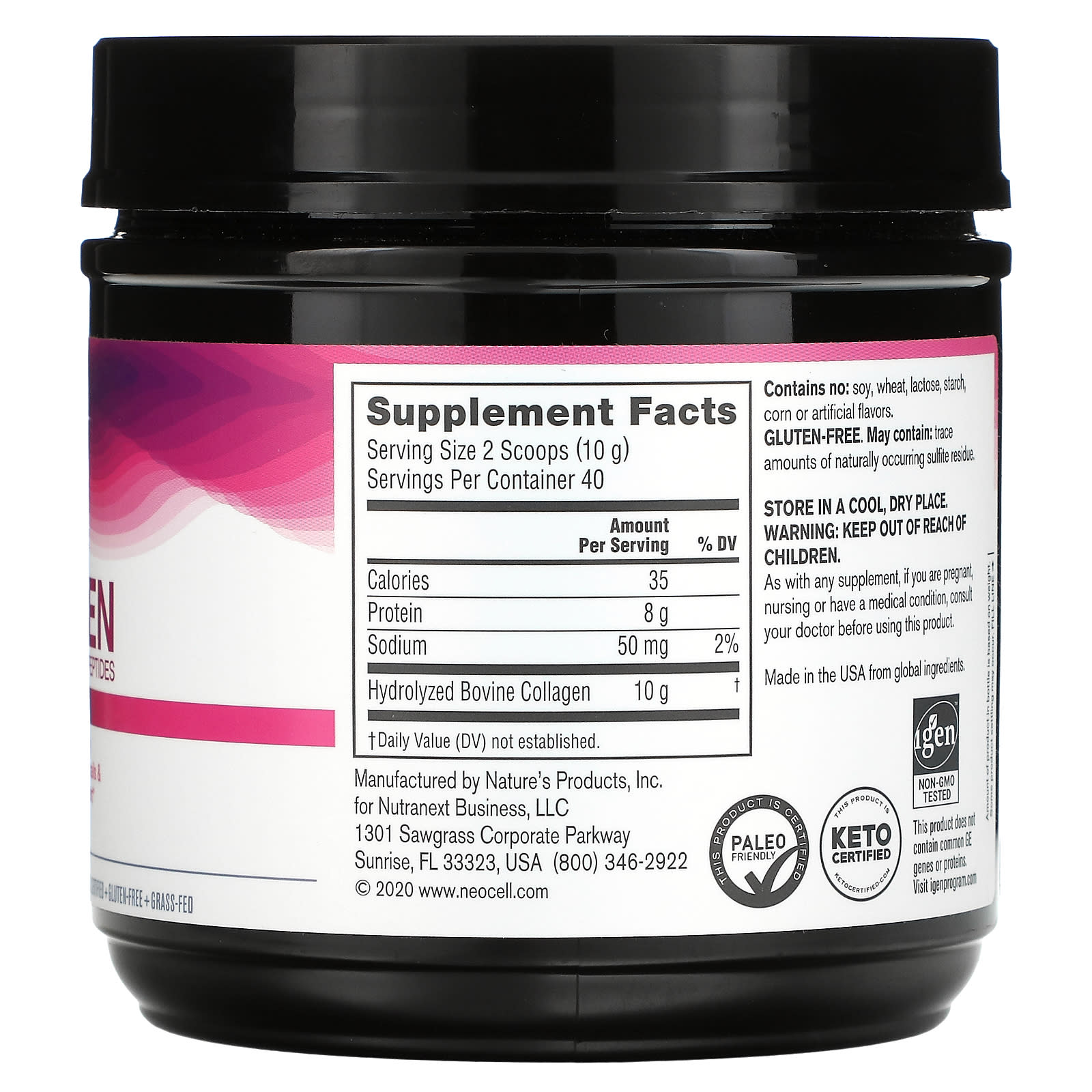 Neocell Laboratories, Super Collagen Peptides, Unflavored, 14.1 oz (400 g) UPC 016185129863 | HiLife Vitamins