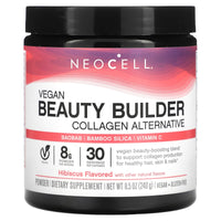 Neocell Laboratories, Vegan Beauty Builder Collagen Alternative Powder, Hibiscus, 8.5 oz (240 g) UPC 016185132740 | HiLife Vitamins