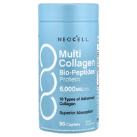 NeoCell, Multi Collagen Bio-Peptides™ Protein, 90 Caplets UPC 850078466242 | Hilife Vitamins