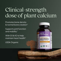 New Chapter, Plant Calcium, Bone Strength Take Care™, 120 Vegan Tiny Tablets UPC 727783004123 | HiLife Vitamins