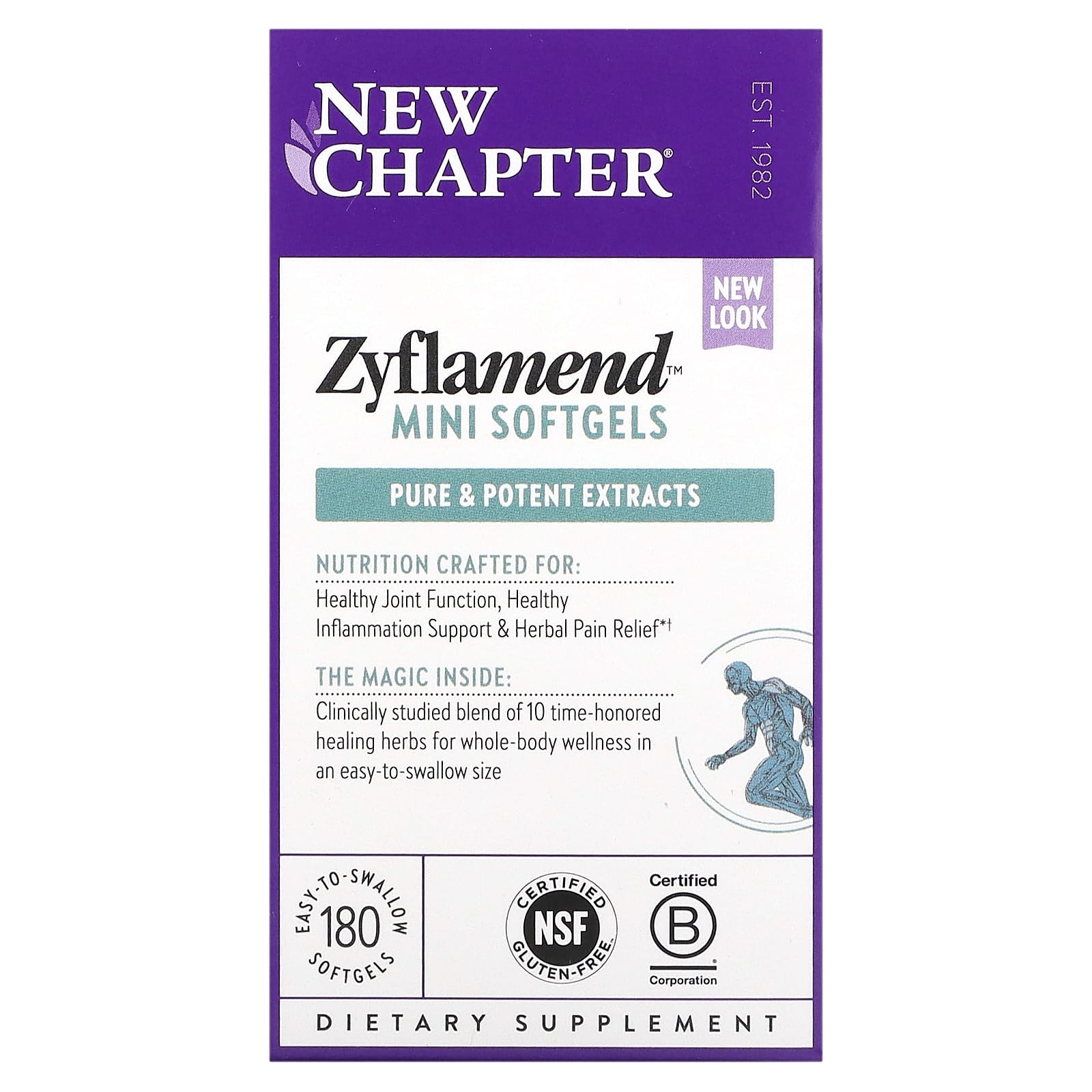 New Chapter, Zyflamend™, 180 Mini Softgels - 727783040565 | Hilife Vitamins