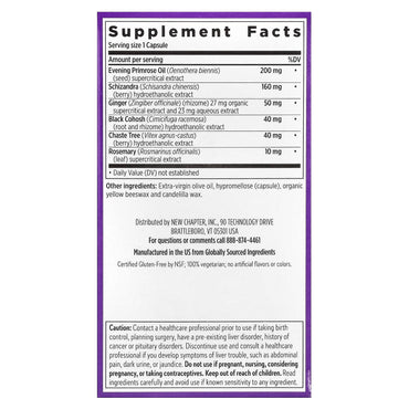 New Chapter, Estrotone™, 60 Vegetarian Capsules UPC 727783900661 | HiLife Vitamins