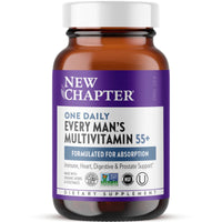 New Chapter, One Daily Every Man™'s Multivitamin 55+, 96 Vegetarian Tablets UPC 727783901484 | HiLife Vitamins