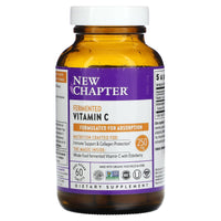 New Chapter, Fermented Vitamin C, 250 mg, 60 Vegan Tablets - 727783902573 | Hilife Vitamins