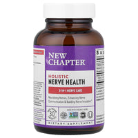 New Chapter, Holistic Nerve Health, 30 Capsules UPC 727783903662 | HiLife Vitamins