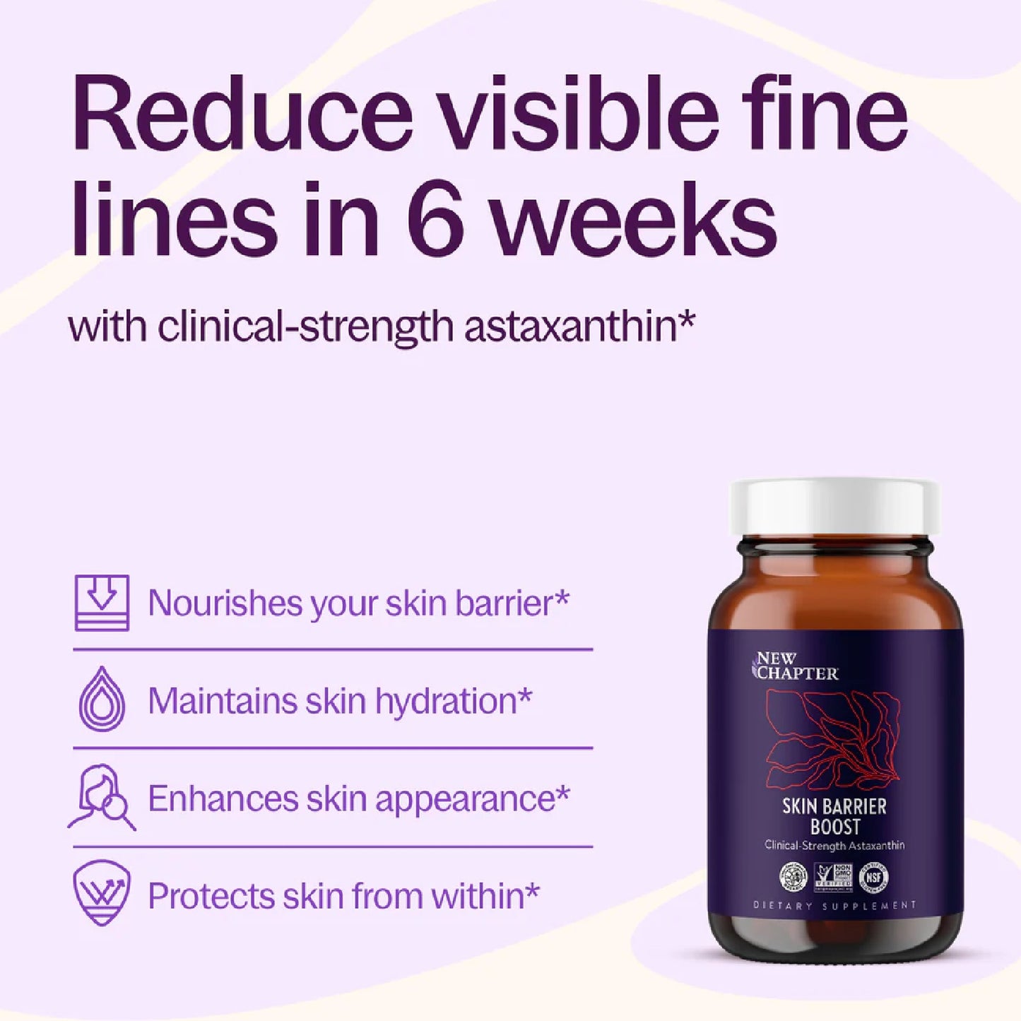 New Chapter, Skin Barrier Boost, 30 Capsules UPC 727783904645 | Hilife Vitamins