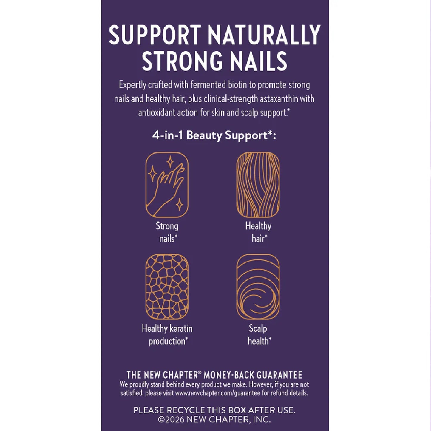New Chapter, Hair & Nail Defense, 30 Capsules UPC 727783904652 | Hilife Vitamins