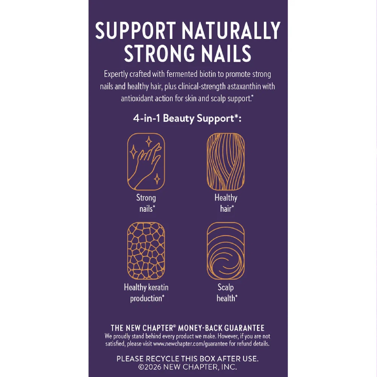 New Chapter, Hair & Nail Defense, 30 Capsules UPC 727783904652 | Hilife Vitamins