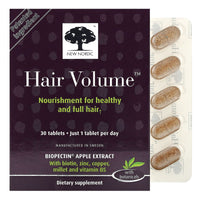 NEW NORDIC US, INC., Hair Volume for Healthy Hair & Normal Hair Growth, 30 TABLET UPC 741805747119 | Hilife Vitamins