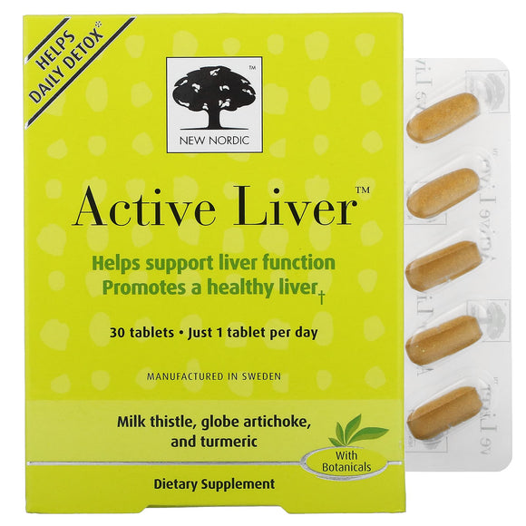 NEW NORDIC US, INC., Active Liver, 30 TABLET - 741805919554 | Hilife Vitamins