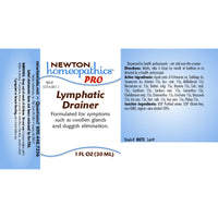 Newton Homeopathics Pro, Lymphatic Drainer, 1 Fl oz (30 ML) UPC 788199008730 | Hilife Vitamins