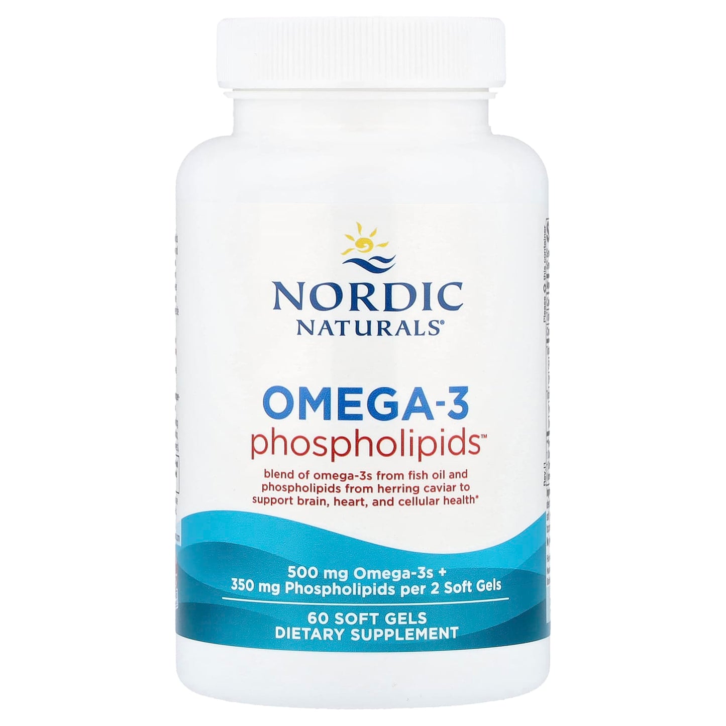 Nordic Naturals, Omega-3 Phospholipids™, 60 Softgels UPC 768990016219 | HiLife Vitamins