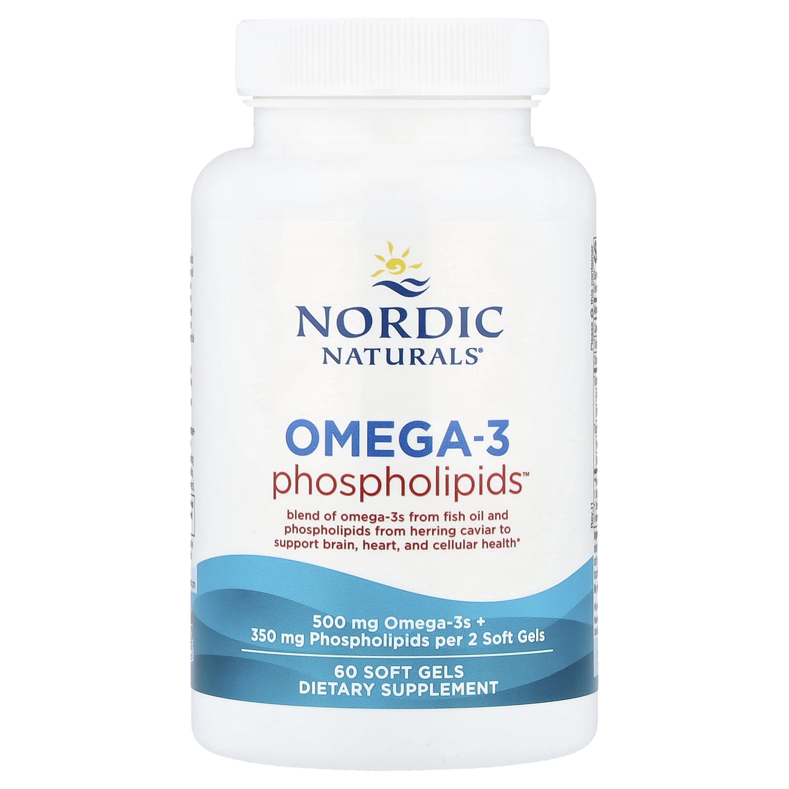Nordic Naturals, Omega-3 Phospholipids™, 60 Softgels UPC 768990016219 | HiLife Vitamins