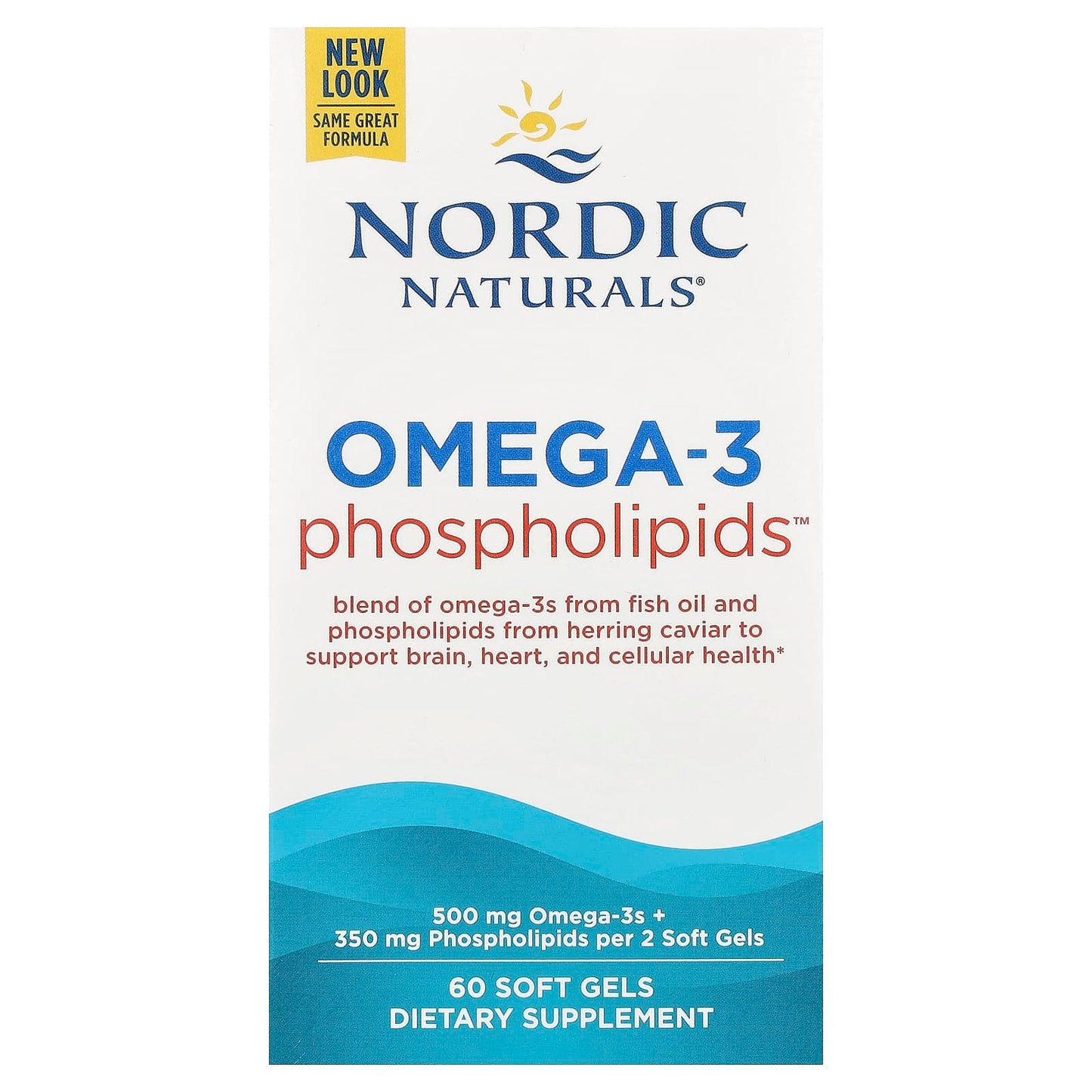 Nordic Naturals, Omega-3 Phospholipids™, 60 Softgels UPC 768990016219 | HiLife Vitamins