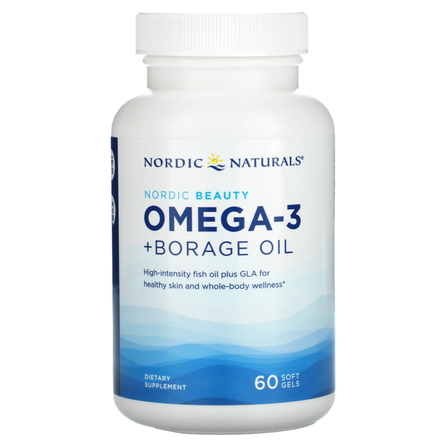 Nordic Naturals, Nordic Beauty, Omega-3 + Borage Oil, 60 Softgels UPC 768990016677 | HiLife Vitamins