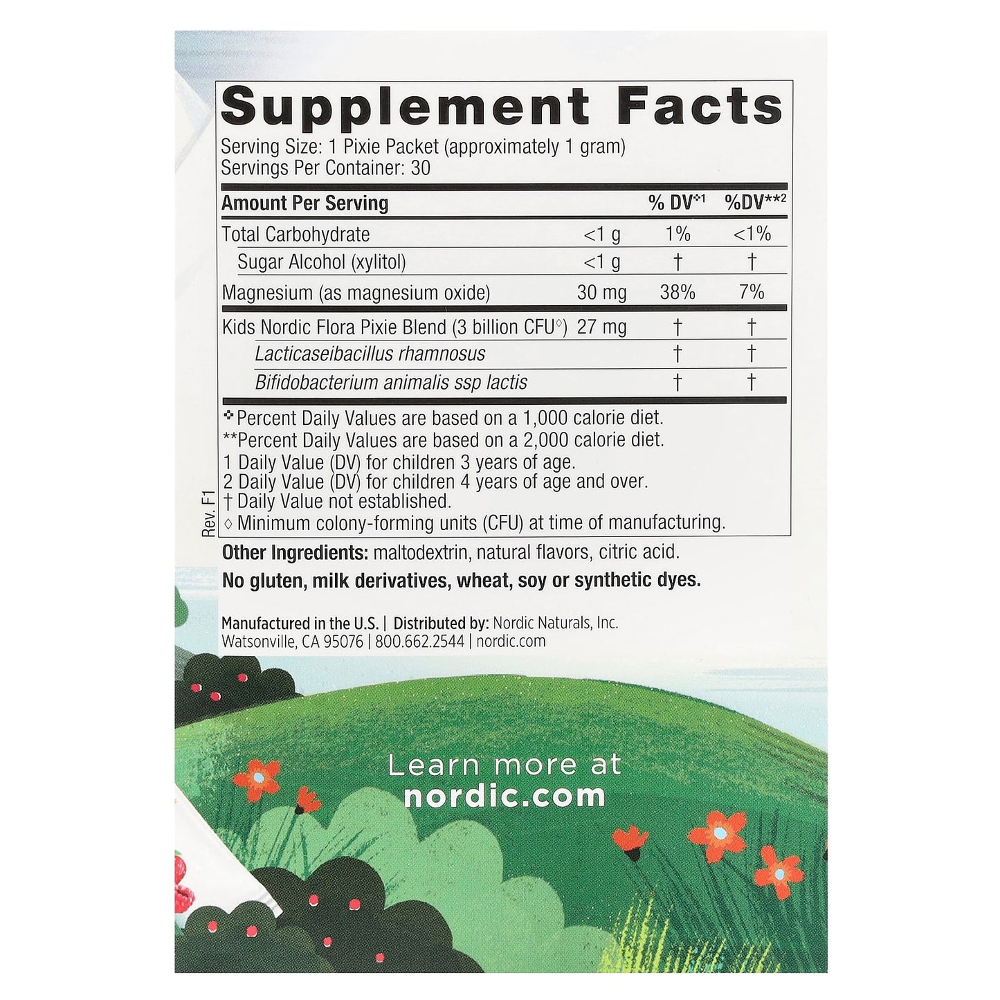 Nordic Naturals, Kids Probiotic Pixies, 30 Packets UPC 768990016783 | HiLife Vitamins