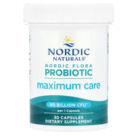 Nordic Naturals, Nordic® Flora Probiotic Maximum Care, 30 Capsules UPC 768990016851 | HiLife Vitamins