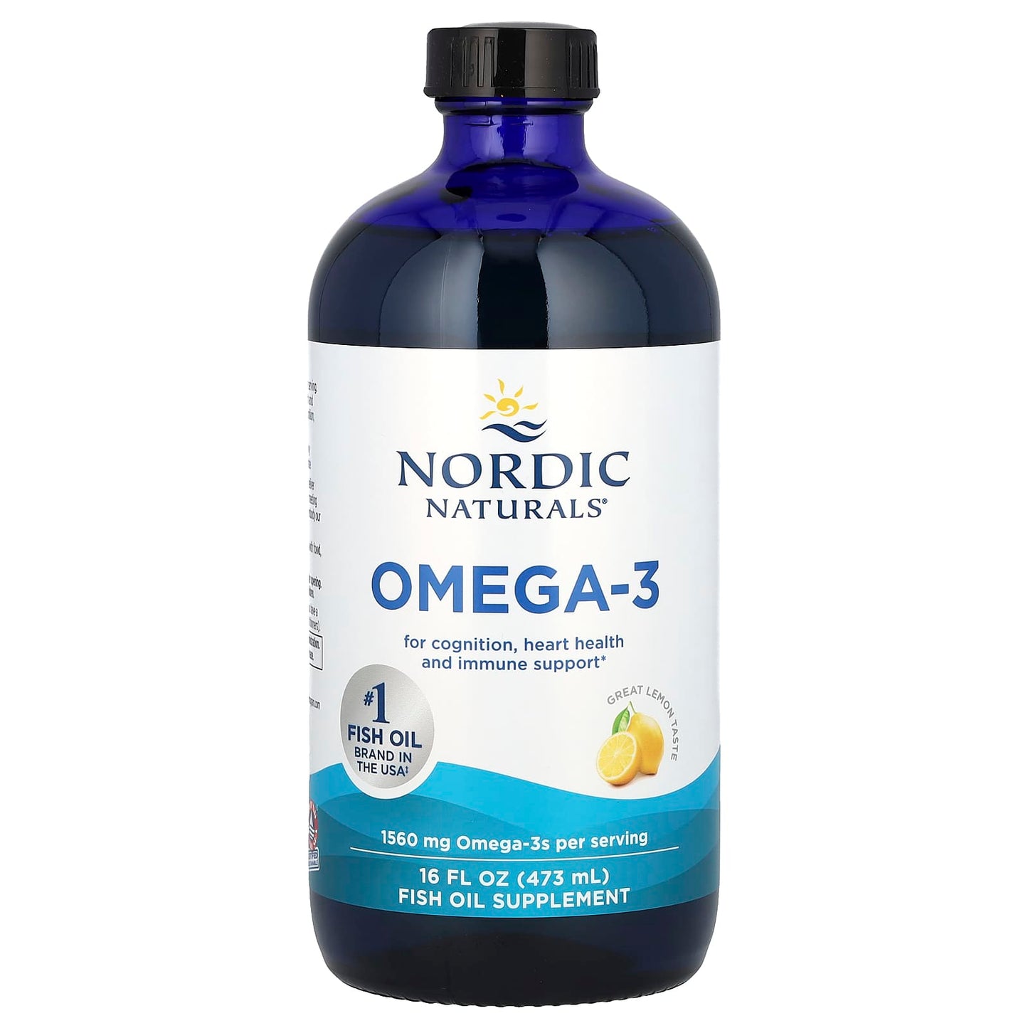 Nordic Naturals, Omega-3, Lemon, 1,560 mg, 16 fl oz (473 ml) UPC 768990027642 | HiLife Vitamins