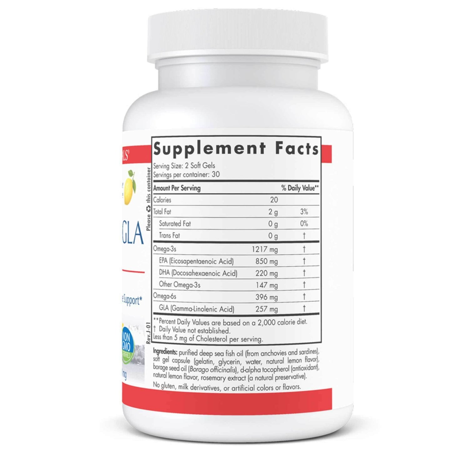 Nordic Naturals, ProEPA™ with Concentrated GLA, 60 Softgels UPC 768990030901 | HiLife Vitamins