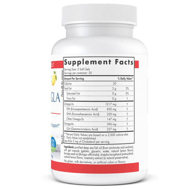 Nordic Naturals, ProEPA™ with Concentrated GLA, 60 Softgels UPC 768990030901 | HiLife Vitamins