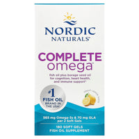 Nordic Naturals, Complete Omega™, Lemon, 180 Soft Gels UPC 768990037702 | Hilife Vitamins