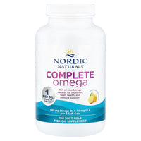 Nordic Naturals, Complete Omega™, Lemon, 180 Soft Gels UPC 768990037702 | Hilife Vitamins