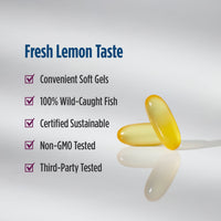 Nordic Naturals, Complete Omega™, Lemon, 180 Soft Gels UPC 768990037702 | Hilife Vitamins