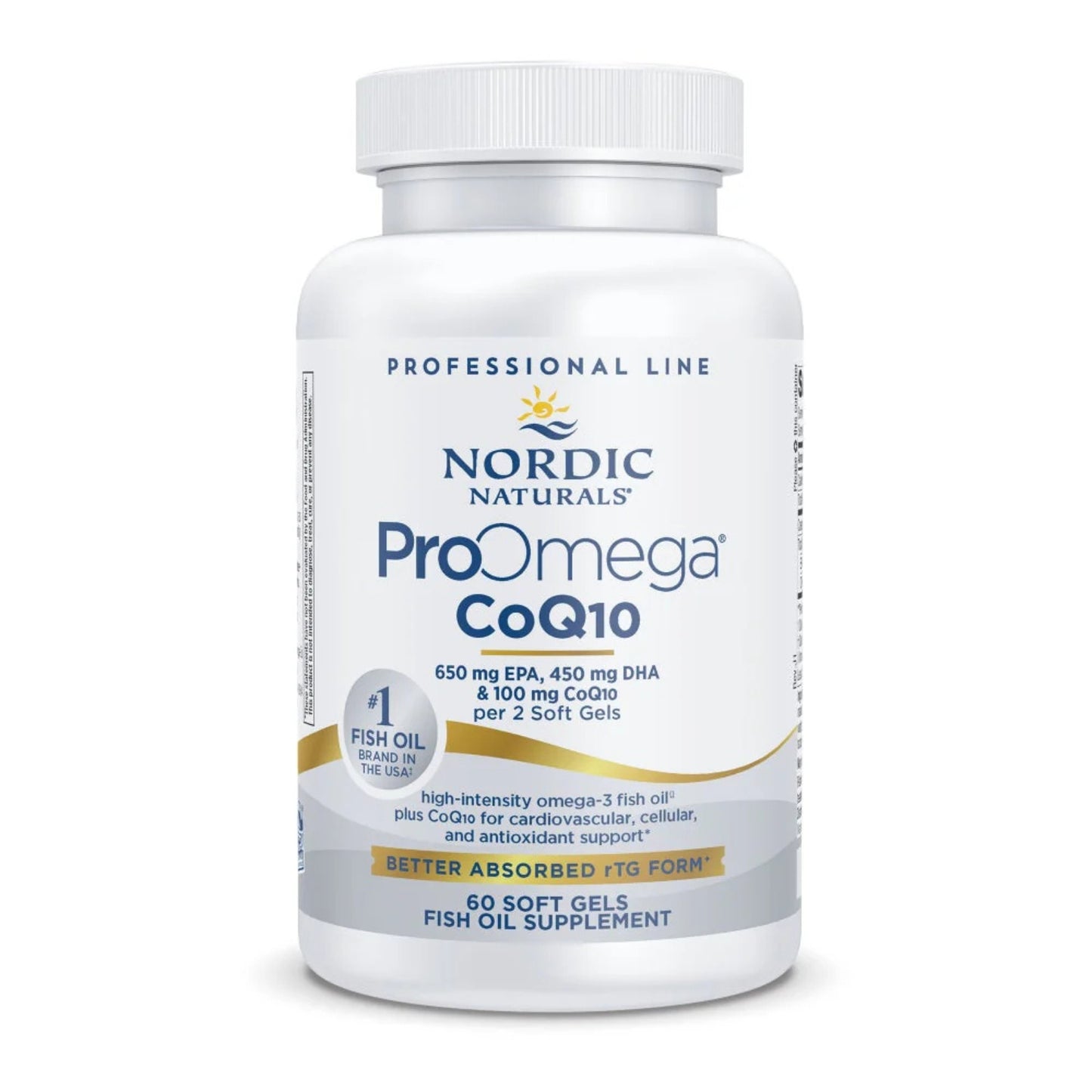 Nordic Naturals, ProOmega® CoQ10, 60 Softgels UPC 768990121302 | HiLife Vitamins
