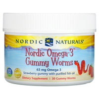 Nordic Naturals, Omega-3 Gummy Worms, 30 Gummies UPC 768990301506 | HiLife Vitamins