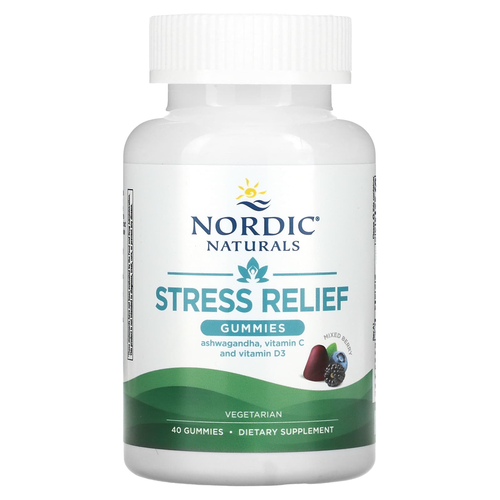 Nordic Naturals, Stress Relief Gummies, 40 Gummies UPC 768990301940 | HiLife Vitamins