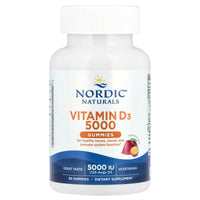 Nordic Naturals, Vitamin D3 5000 Gummies, 30 Gummies UPC 768990311529 | HiLife Vitamins